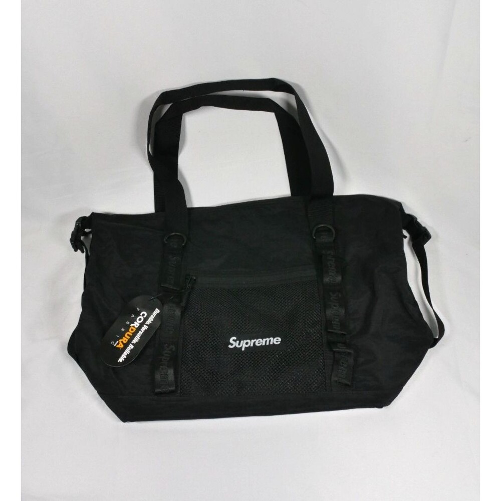 Supreme Black Canvas Tote Bag FW20 - 25L